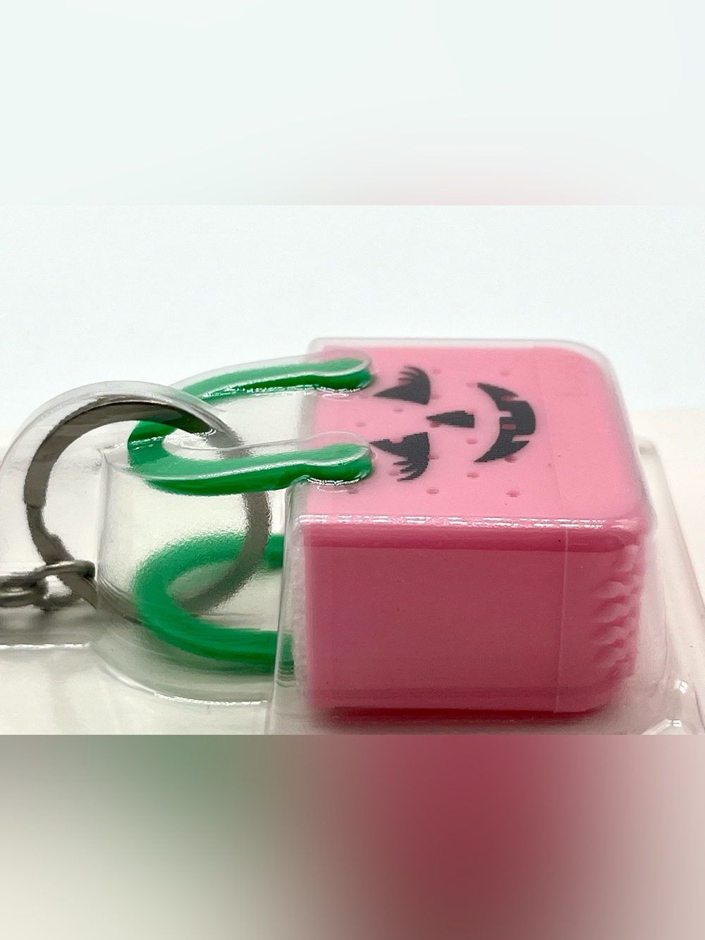 BOGG Itty Bitty Pink Bogg o’ lantern Tiny Tote Bag Charm Clip - Picture 3 of 8